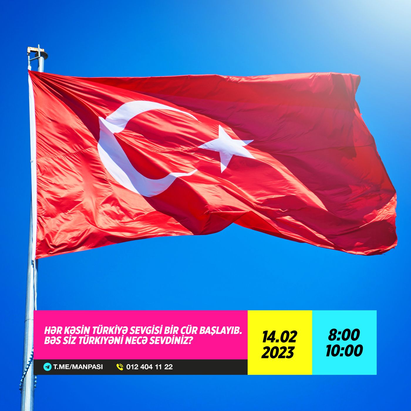 Hər kəsin Türkiyə sevgisi bir cür başlayıb. Bəs siz Türkiyəni necə sevdiniz? 14.02.2023