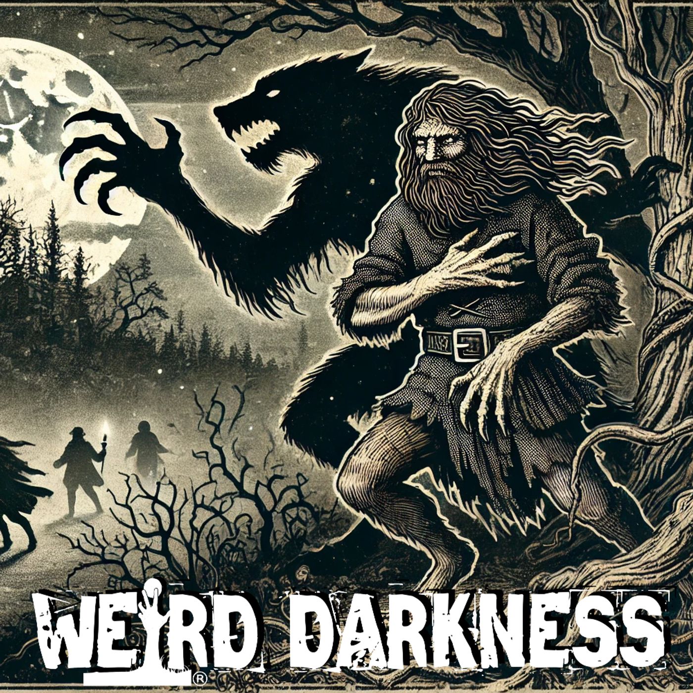 cover of episode “THE MAN WHO WENT ON TRIAL FOR BEING A WEREWOLF” | 4 Freaky, Scary, True Tales! #WeirdDarkness