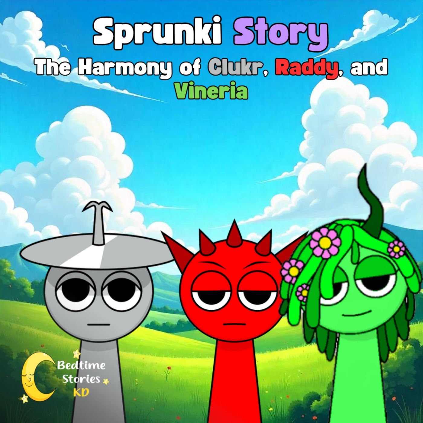 Sprunki Story: The Harmony of Clukr, Raddy, and Vineria