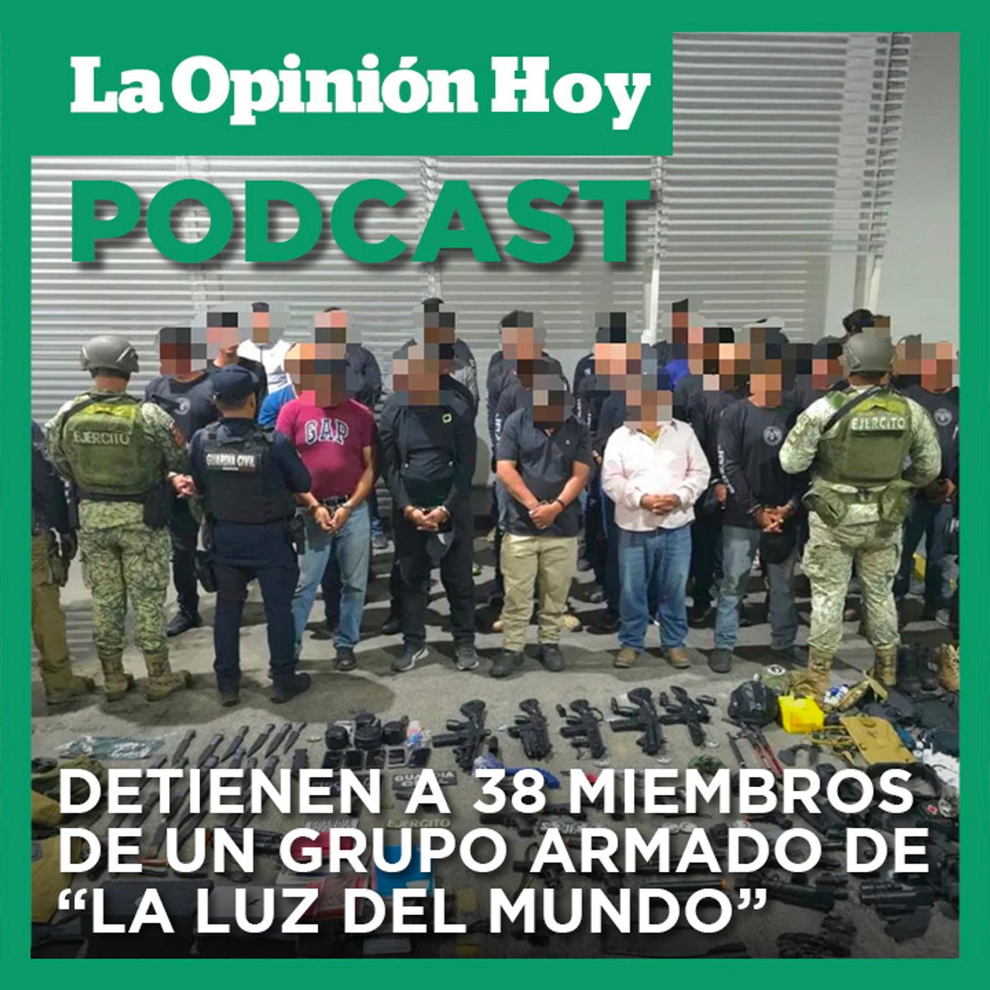 Detienen en un campo de entrenamiento a la guardia personal de Naasón Joaquín García.