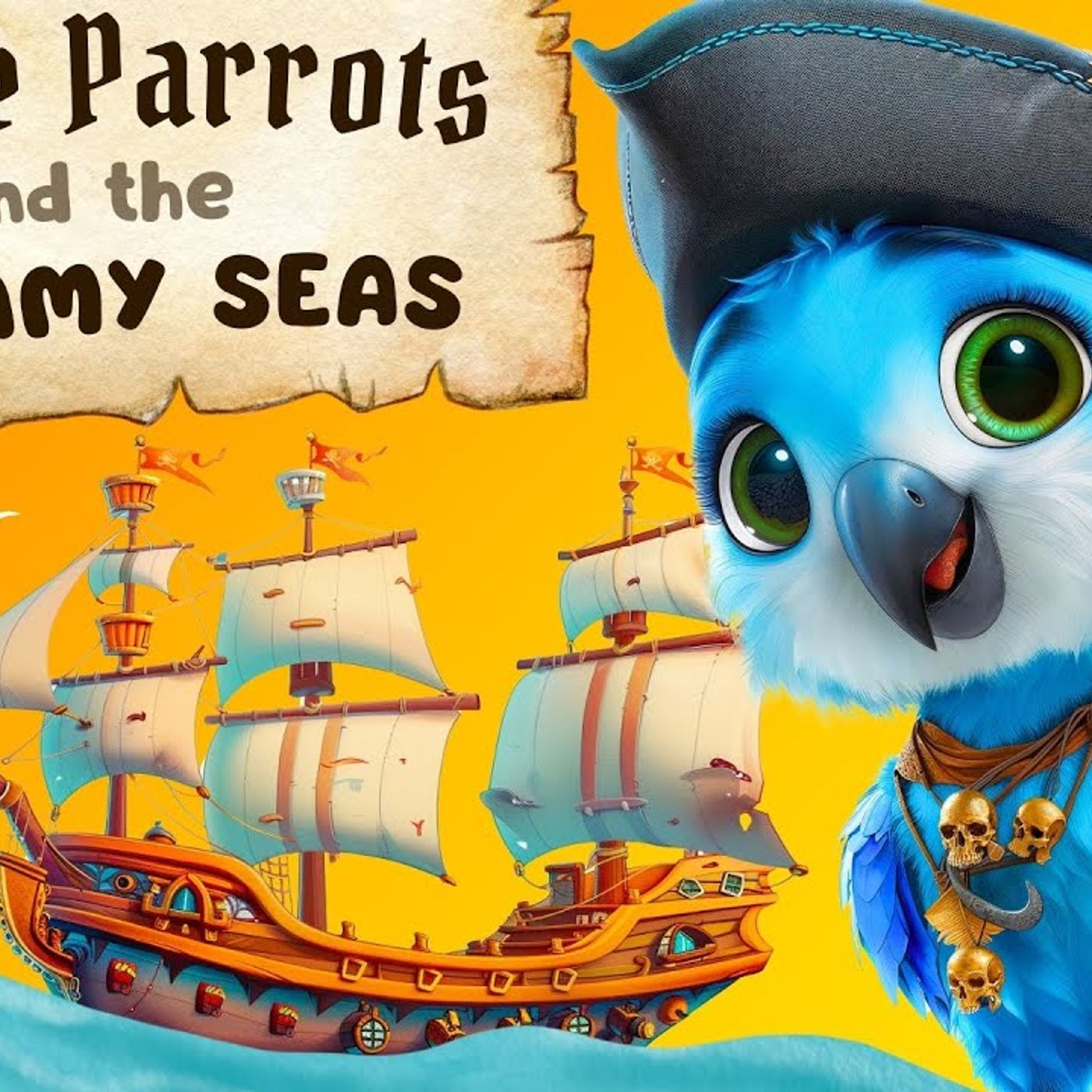 Pirate Bedtime Story for Children _ Goodnight Pirate Parrots 🦜🏴‍☠️ Koala Moon Bedtime Stories episode artwork