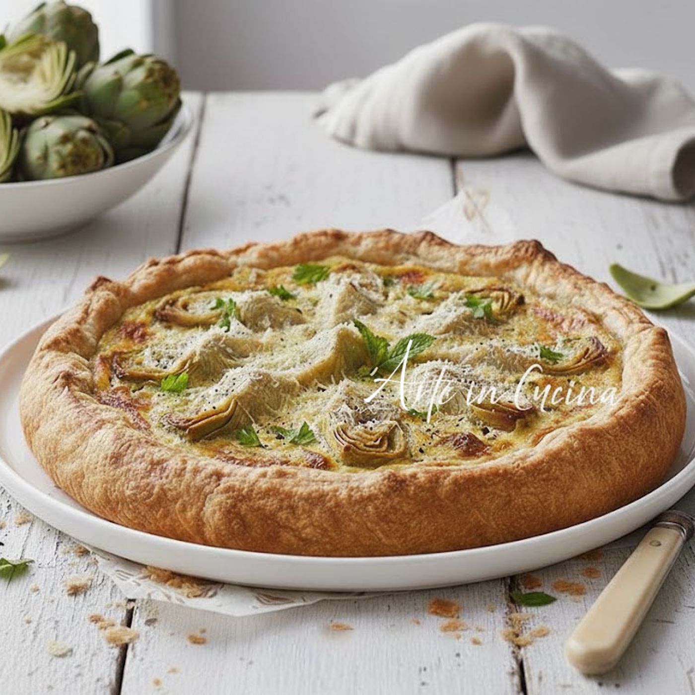TORTA di CARCIOFI e parmigiano