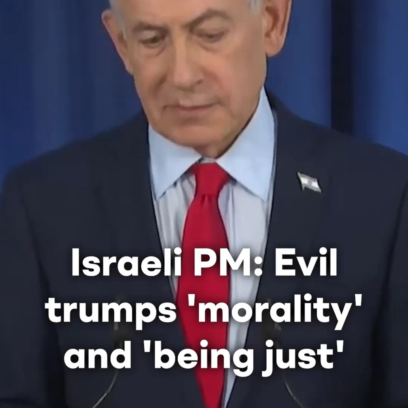 Israeli Prime Minister Benjamin Netanyahu seemed to outline his philosophy for the wars of genocide and aggression that the Israeli governme episode artwork