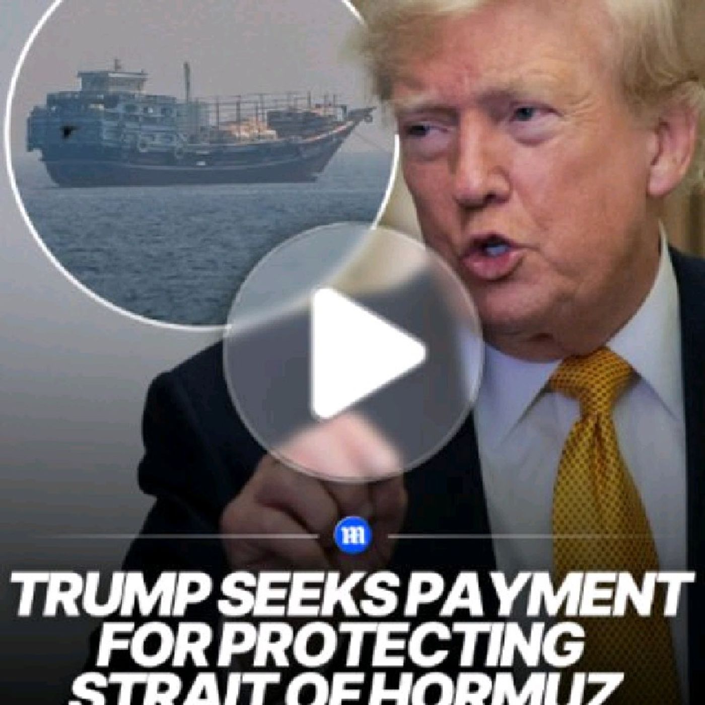 U.S. President Donald Trump said Gulf nations should reimburse the United States for its role in protecting the Strait of Hormuz and maintai episode artwork