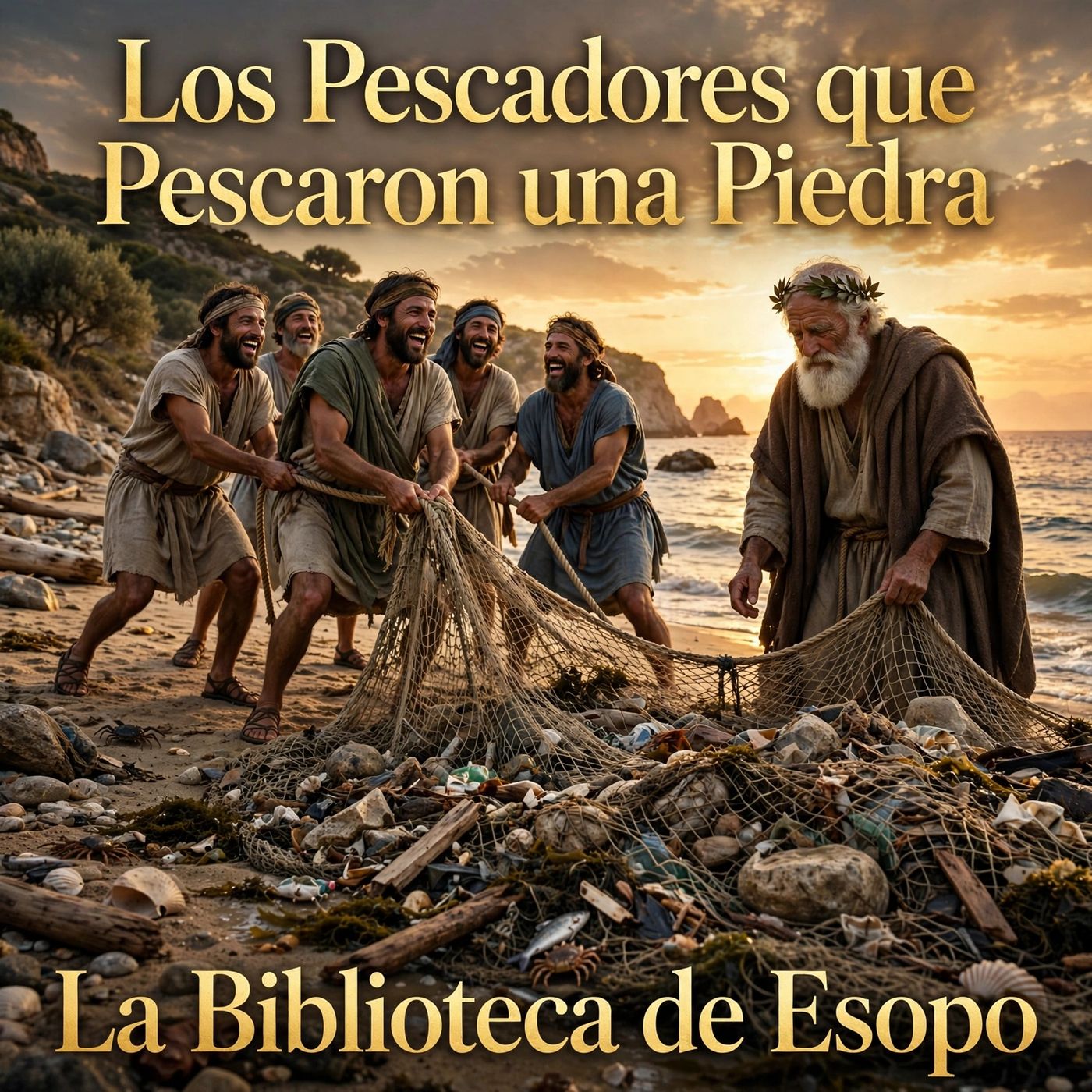 013 - Los pescadores que pescaron una piedra Audiolibro - Esopo episode artwork