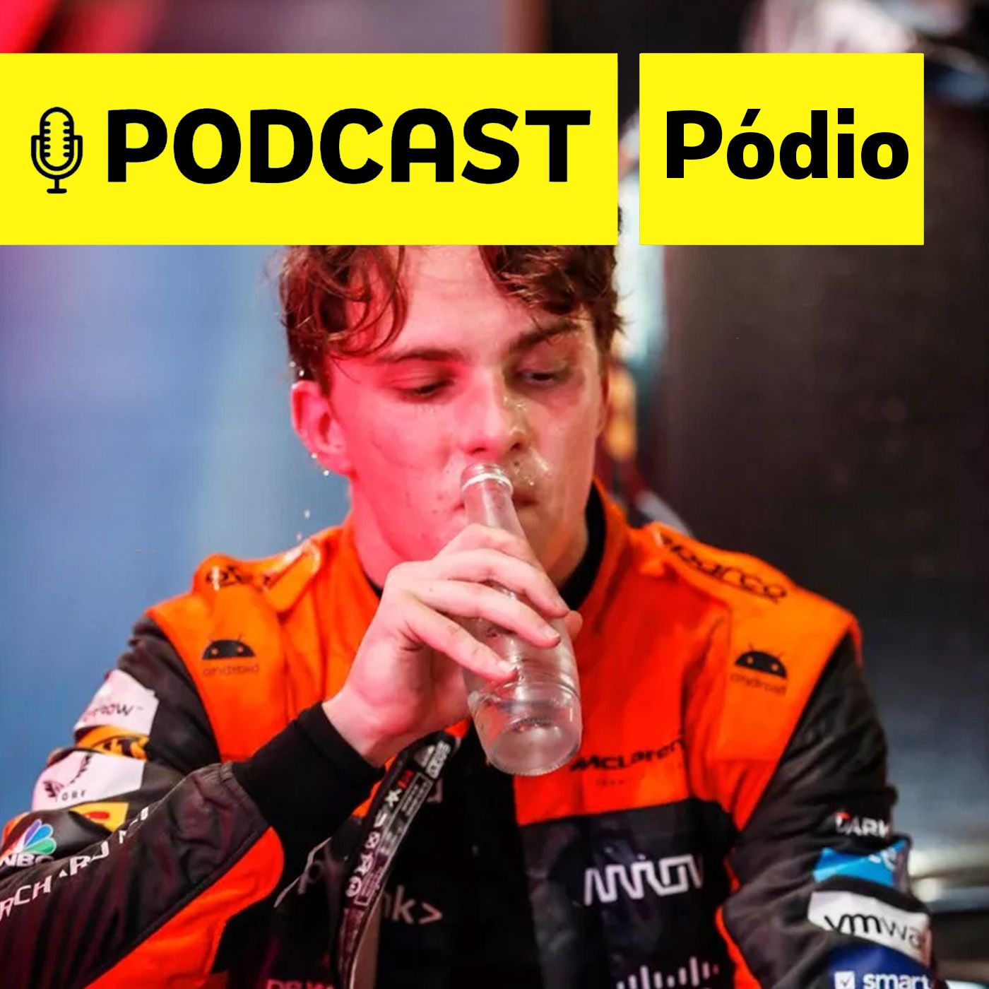 Podcast Pódio - Max 1º, Oscar 2º, Lando 3º. Mercedes BATEM, Checo e Logan mal! C. Fittipaldi/R. Penteado debatem F1 episode artwork