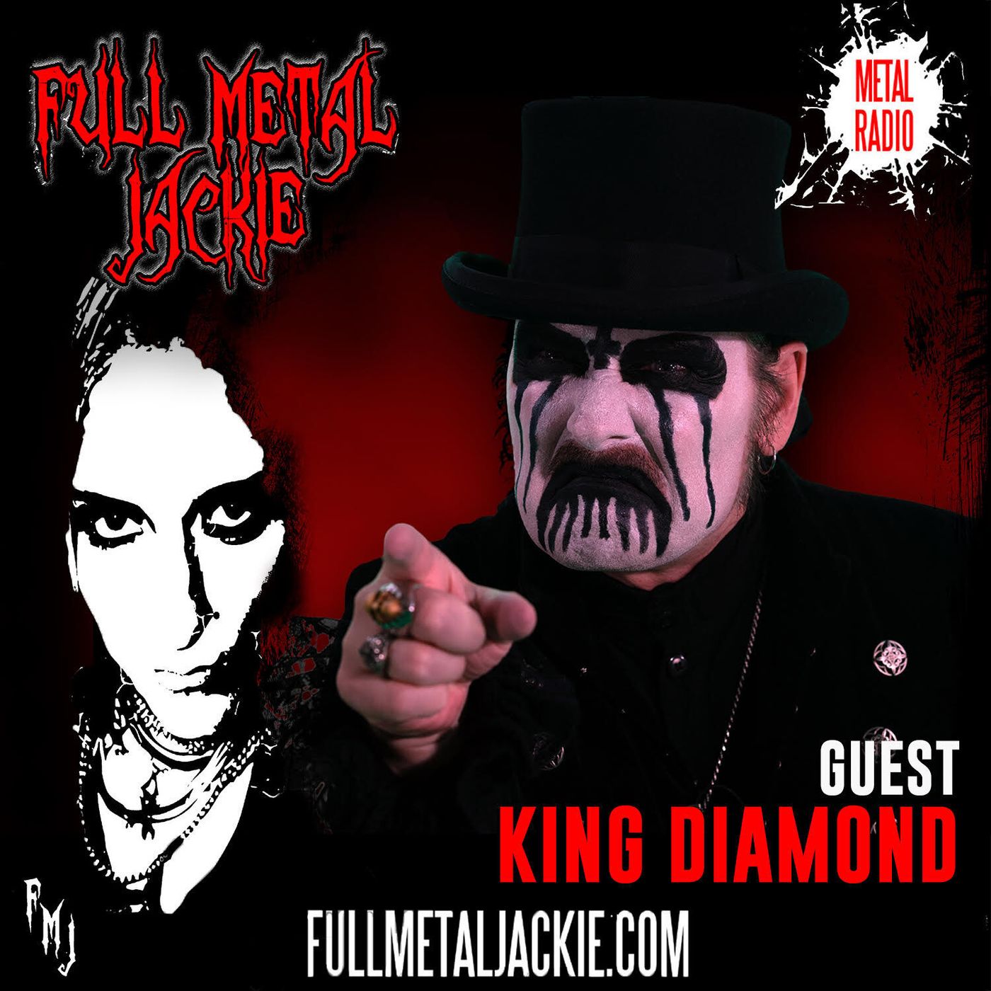 King Diamond on the Full Metal Jackie Radio Show! episode artwork