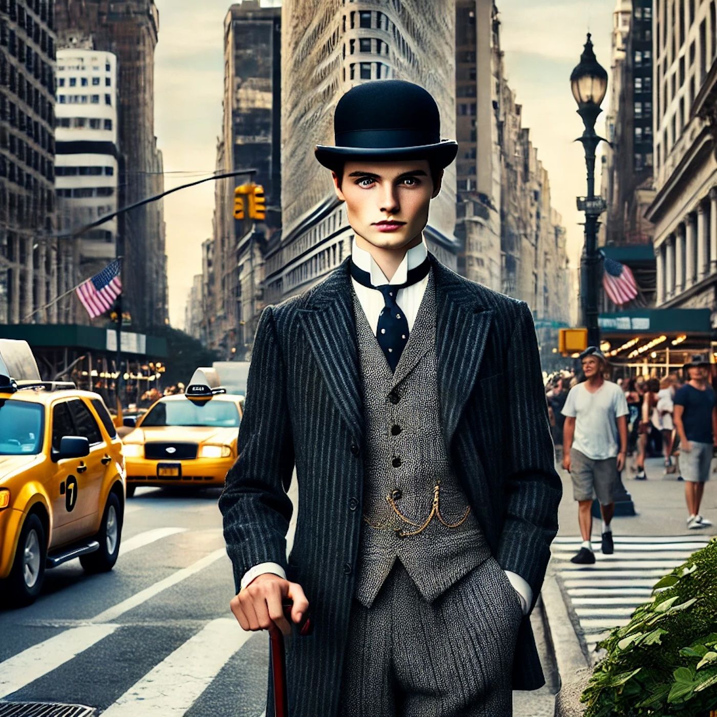 "See me walking down Fifth Avenue, a walking cane here at my side.." episode artwork