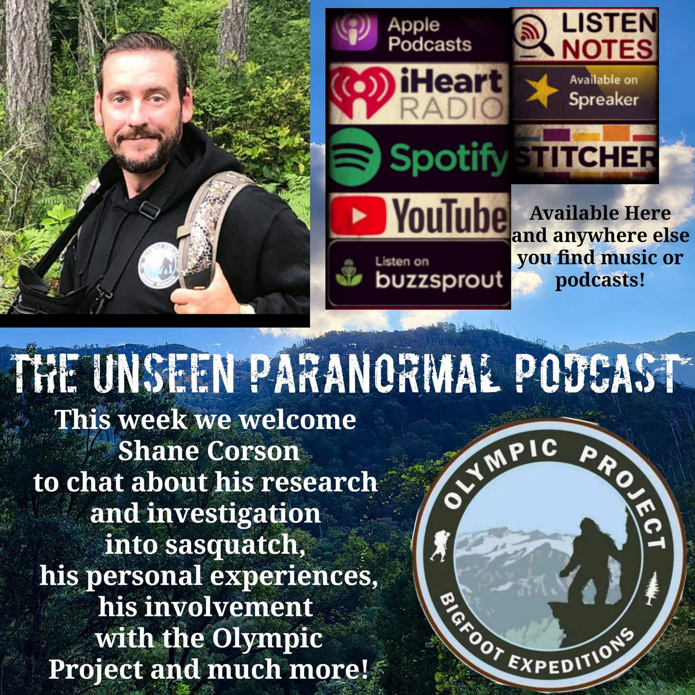 Bigfoot Investigator and Researcher Shane Corson - podcast episode cover