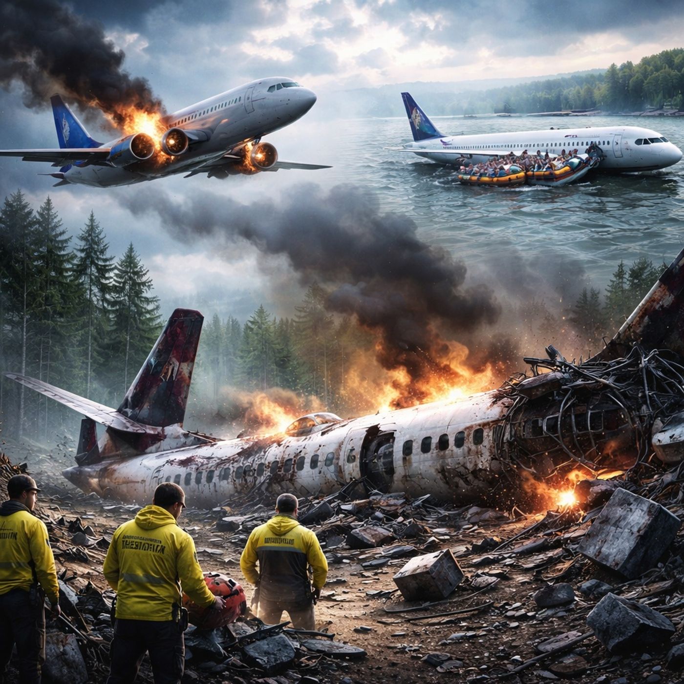 Descent into Disaster: Stories of Aviation Survival and Loss episode artwork