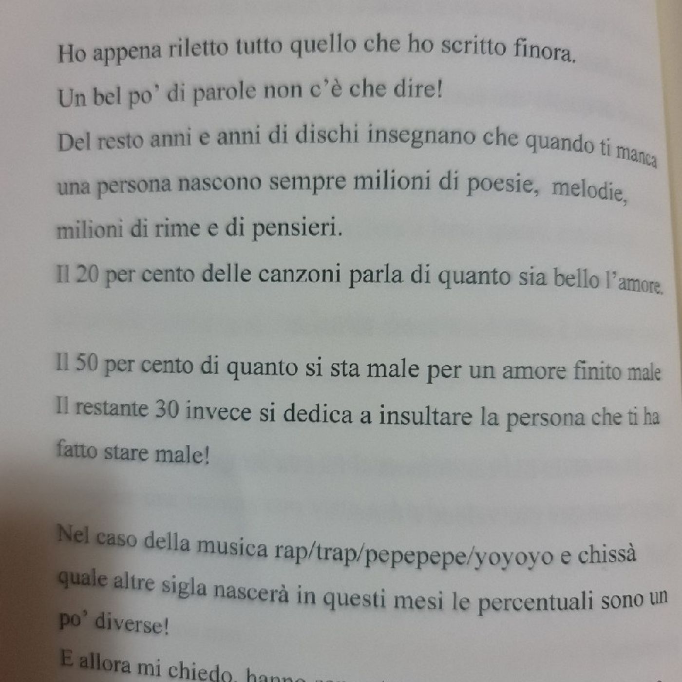 Cronache di un\'assenza