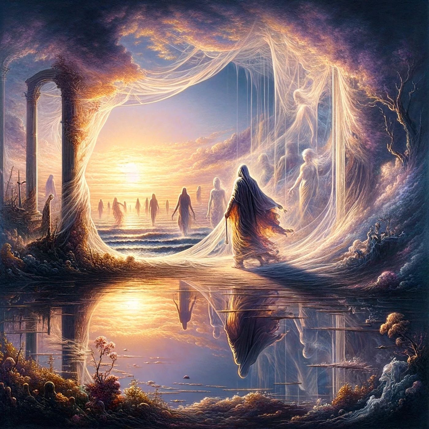 "Death is the greatest illusion of all." episode artwork