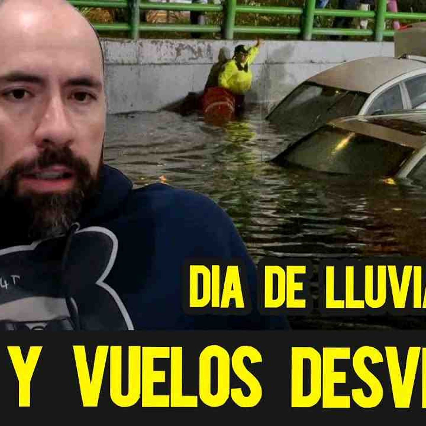Dia de lluvia, caos y vuelos desviados. Dominguero nocturno | 10/08/25 Live 1/4 de Milla