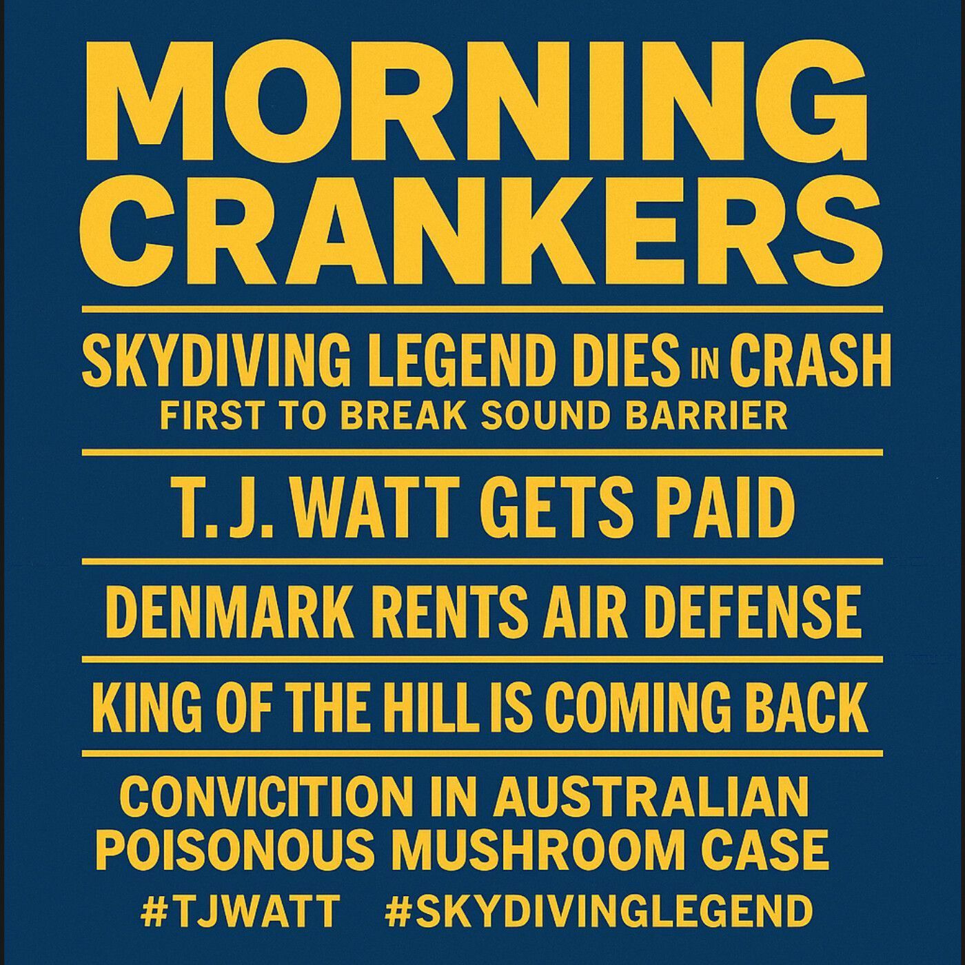 Morning Crankers: Comedy - News & Outrageous Real-Life Stories