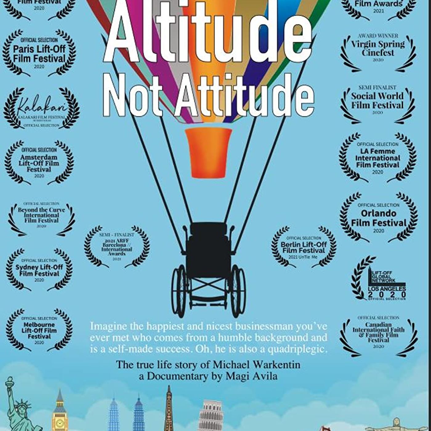 Michael Warkentin and Magi Avila are my very special guests with "Altitude Not Attitude"! episode artwork