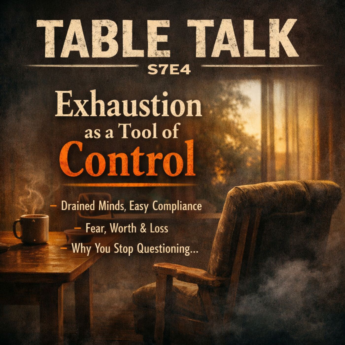 Table Talk S7E4: Exhaustion as a Tool of Control episode artwork