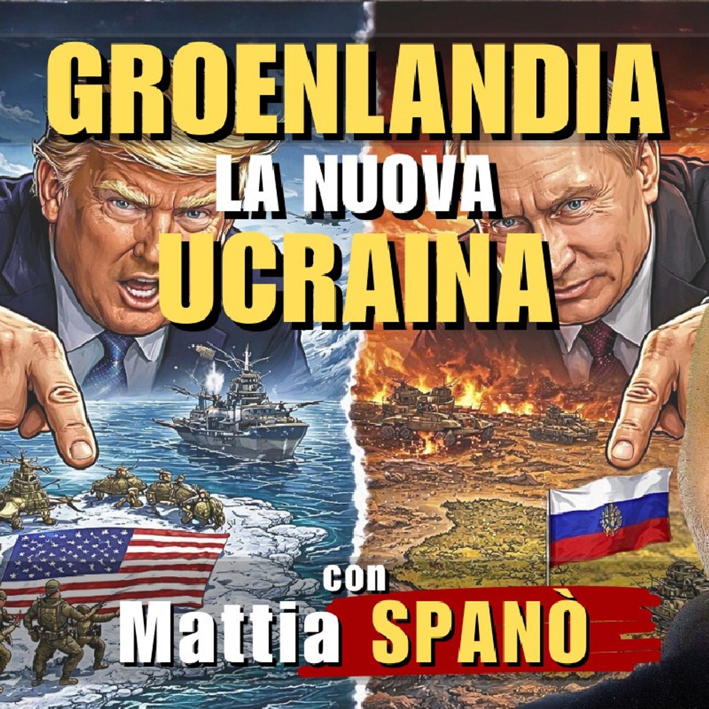 La #GROENLANDIA per gli #USA come l'#UCRAINA per la #RUSSIA | Il Punt🔴 di Vista di Mattia SPANÒ episode artwork