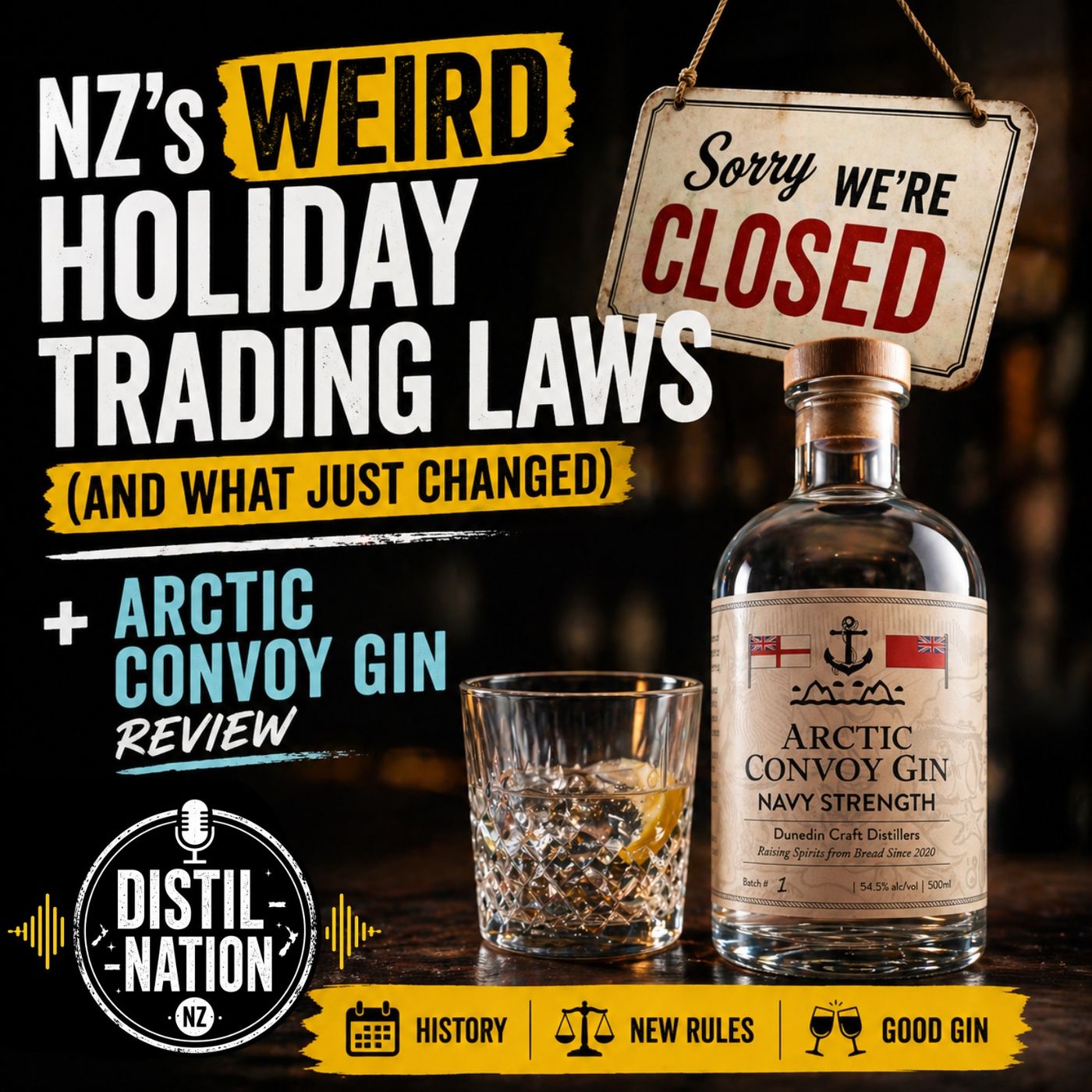 NZ’s Weird Holiday Trading Laws (And What Just Changed) + Arctic Convoy Gin Review