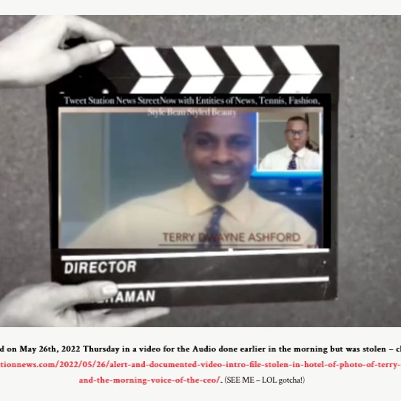 Terry Dwayne Ashford of Room 347, ESA9725 on May 26th, 2022 in with the Day episode artwork