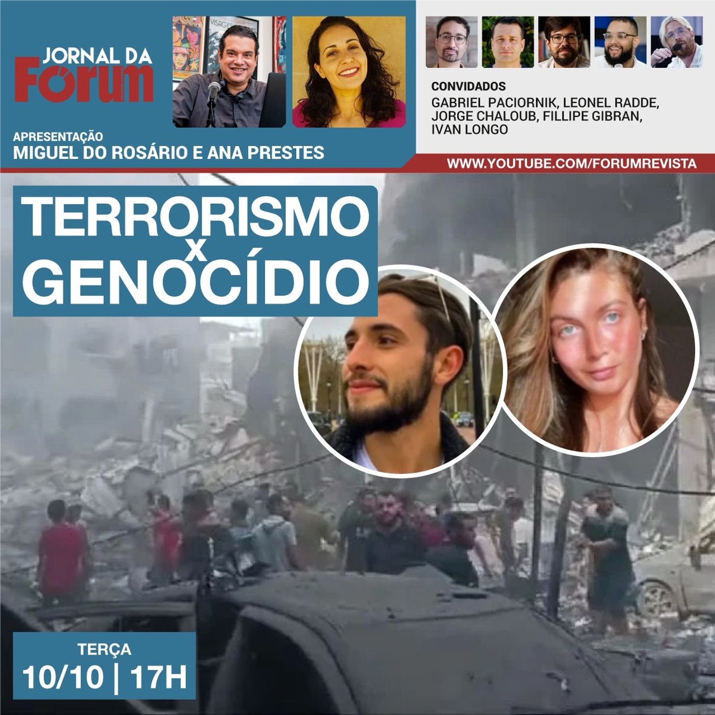 2 brasileiros mortos em rave atacada por Hamas | Genocídio avança em Gaza episode artwork