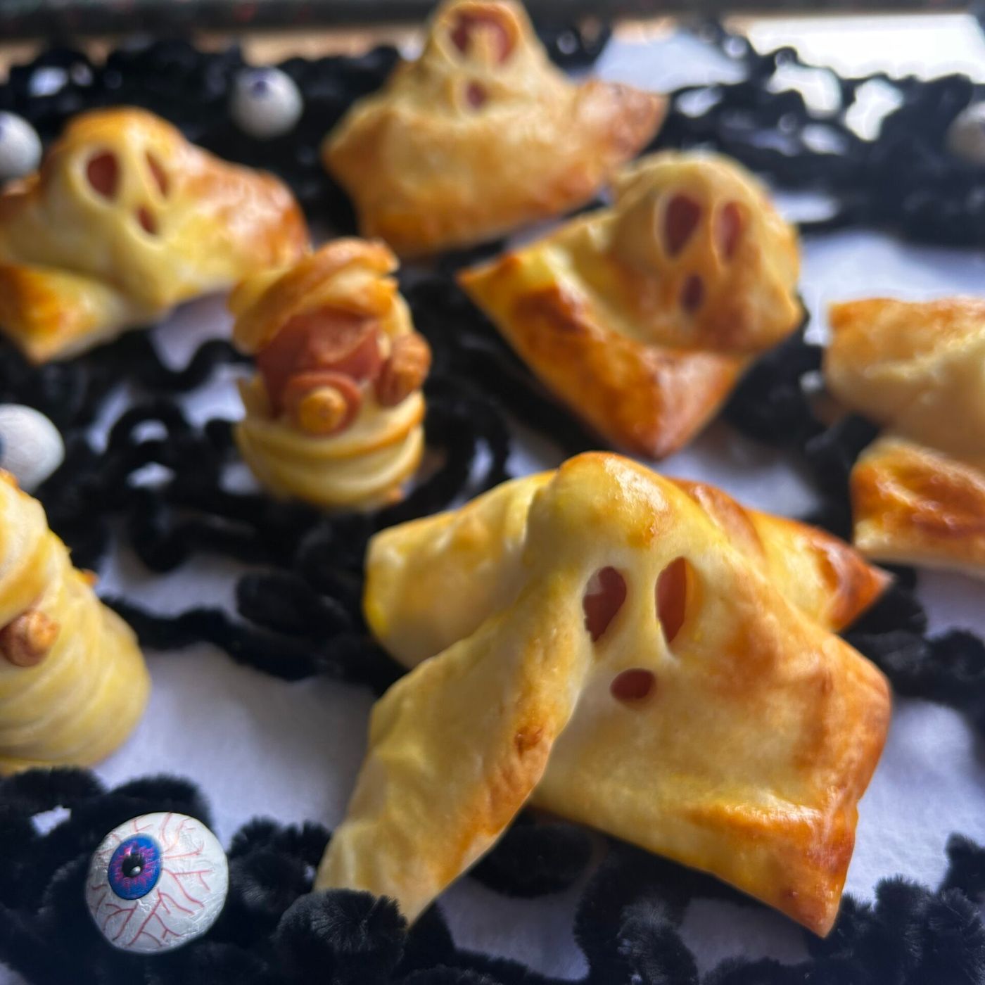 Fantasmini di Halloween salati senza glutine