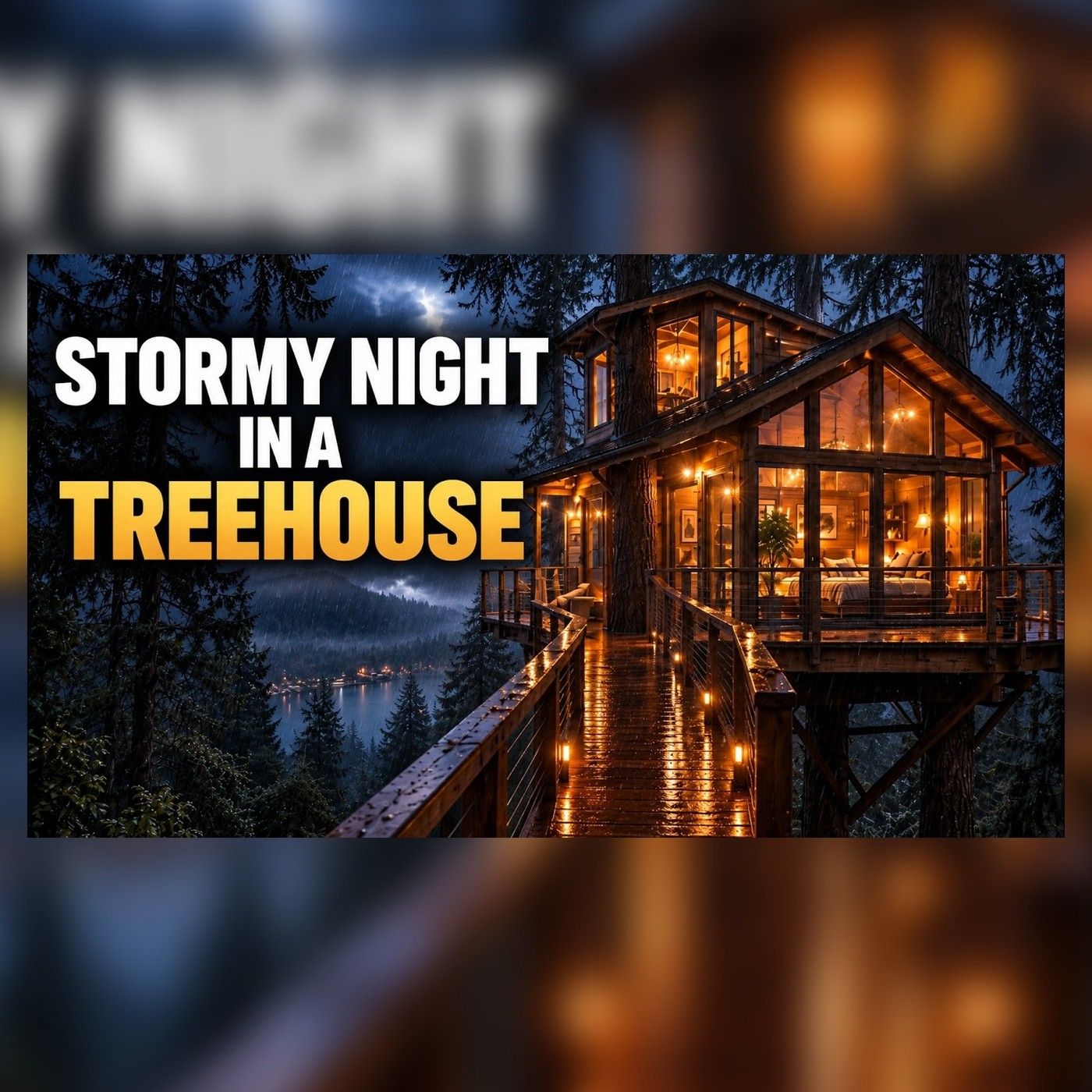 A Stormy Night in a Luxury Treehouse | Cozy Fantasy Bedtime Story episode artwork