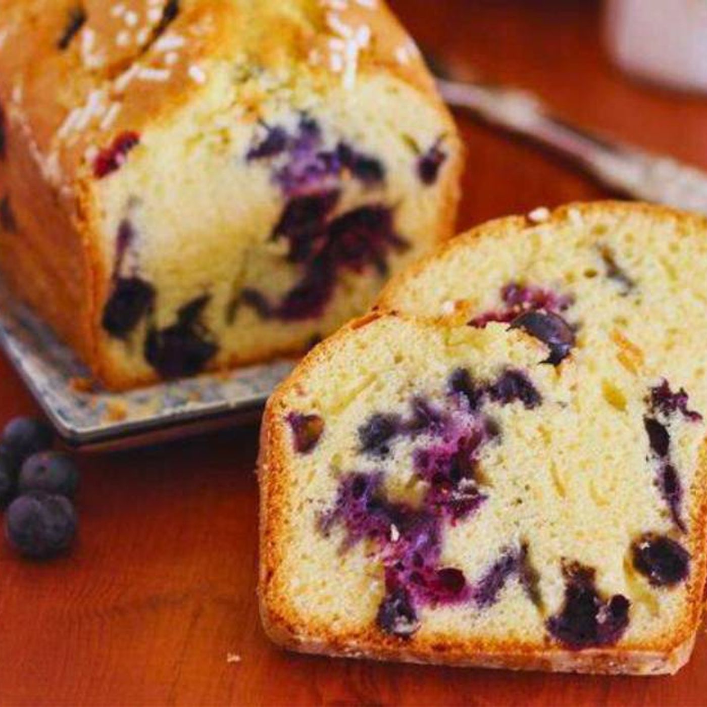 Plumcake soffice ai mirtilli freschi