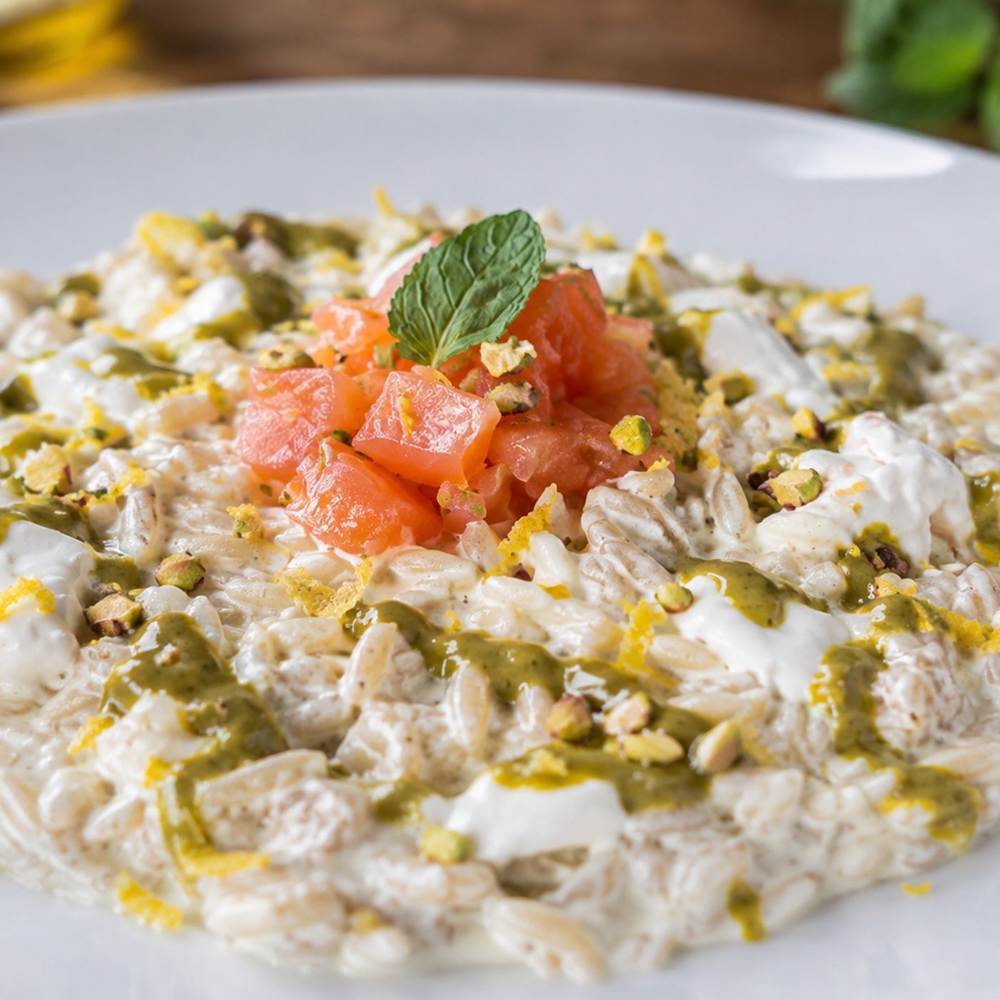 RISOTTO CON PISTACCHI TARTARE DI SALMONE E STRACCIATELLA episode artwork