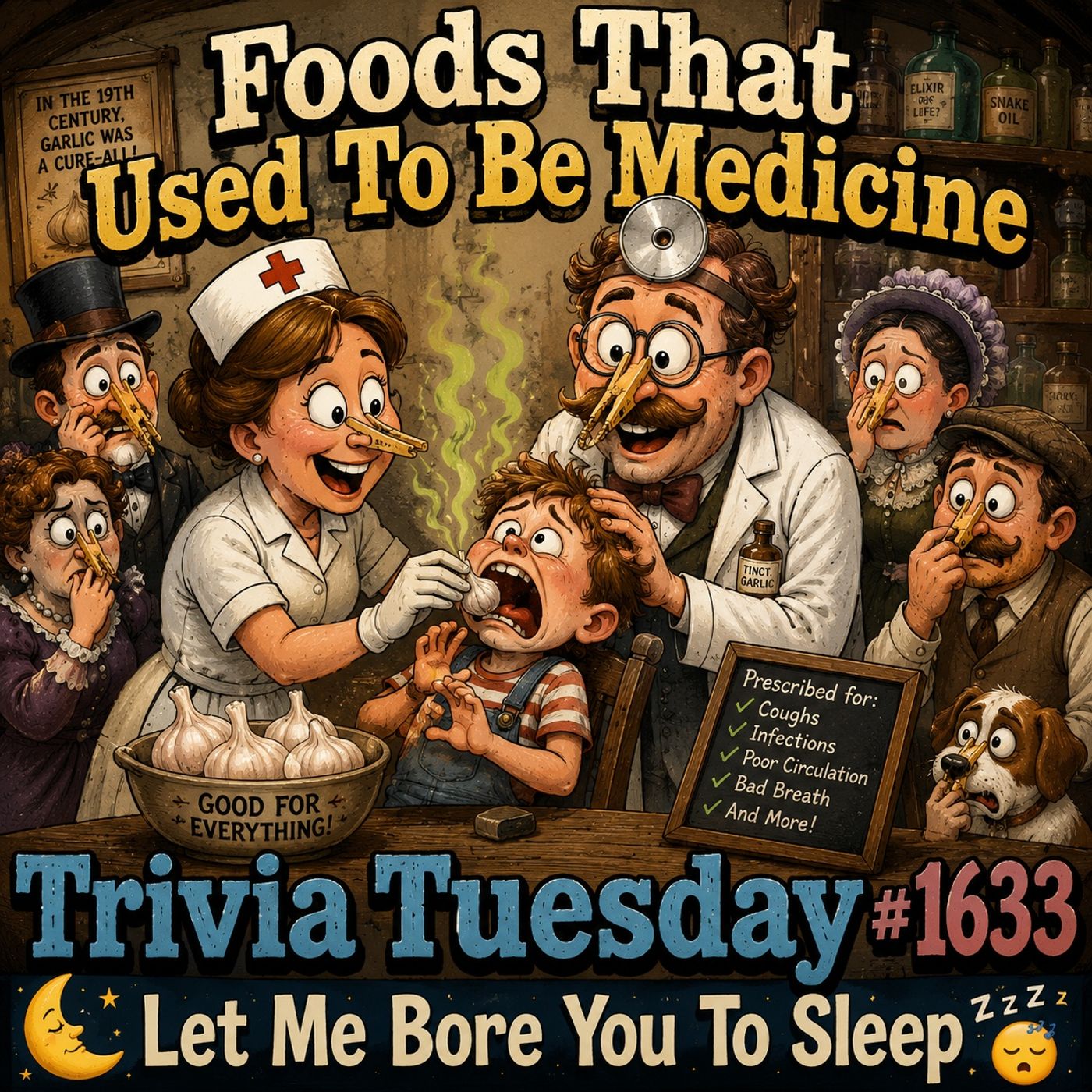 (Overnight Music) Foods That Used To Be Medicine | Trivia Tuesday | #1633 Let Me Bore You To Sleep episode artwork