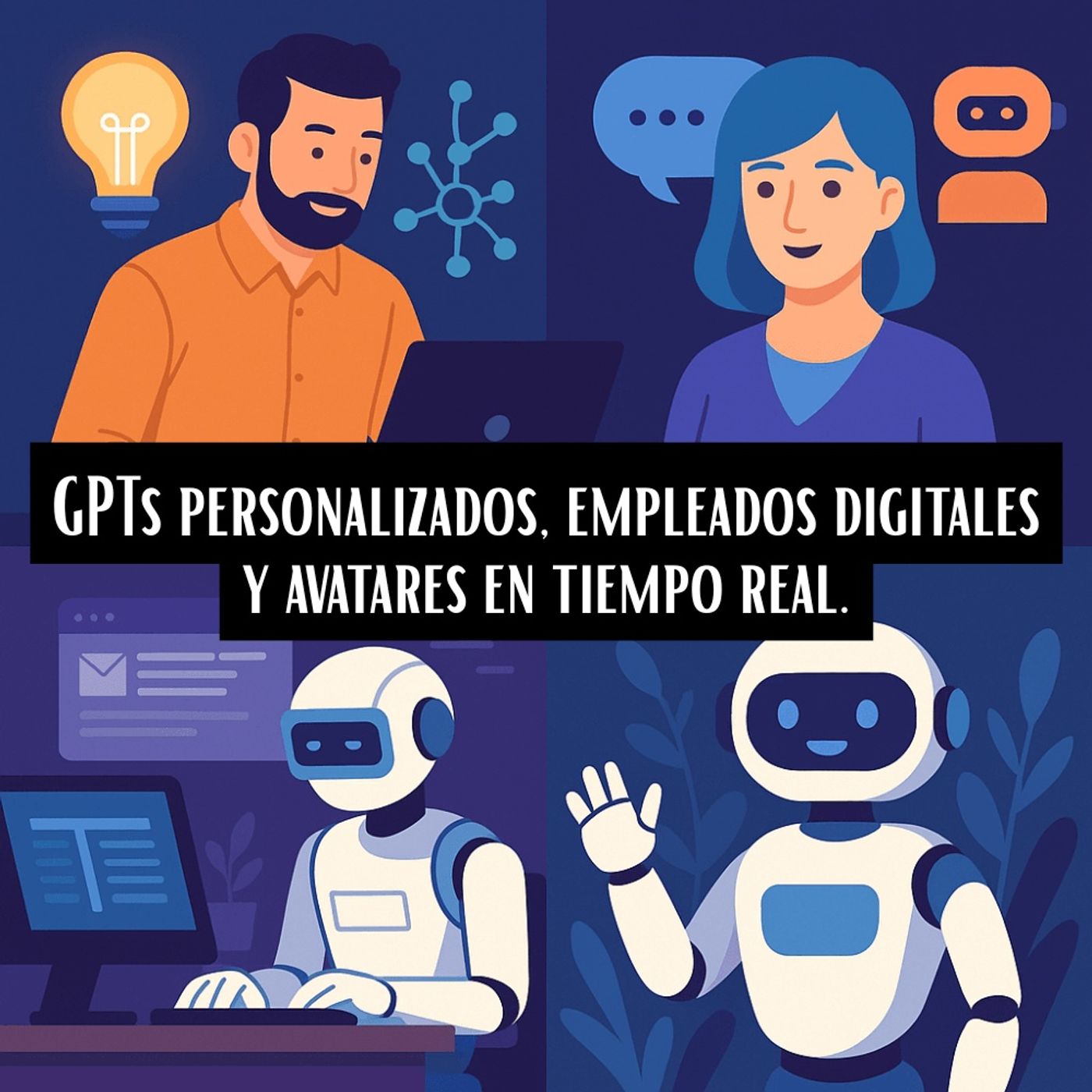 GPT personalizados, empleados digitales y avatares en tiempo real