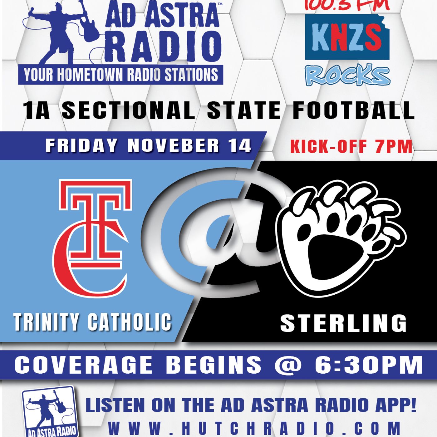 Hutchinson Trinity Catholic Celtics at Sterling Blackbears Football (Celtics Broadcast-November 14, 2025) episode artwork