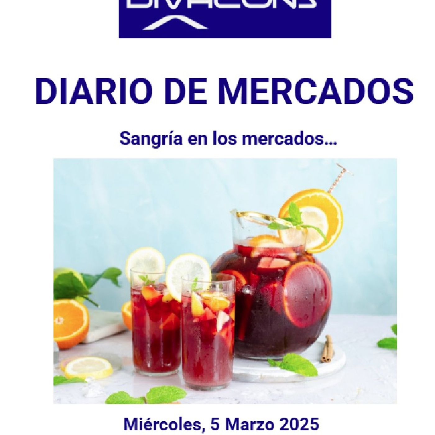 PODCAST en abierto DIARIO DE MERCADOS Miércoles 5 Marzo 2025 episode artwork