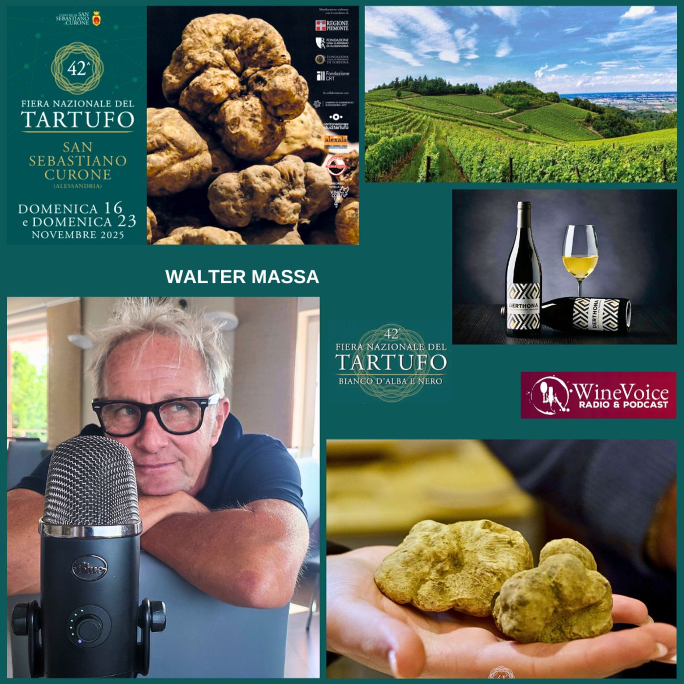 Le Terre del Vino: 42° Mostra Tartufo S.Sebastiano Curone (AL) - WALTER MASSA: Un territorio forte in cui poter crescere! episode artwork