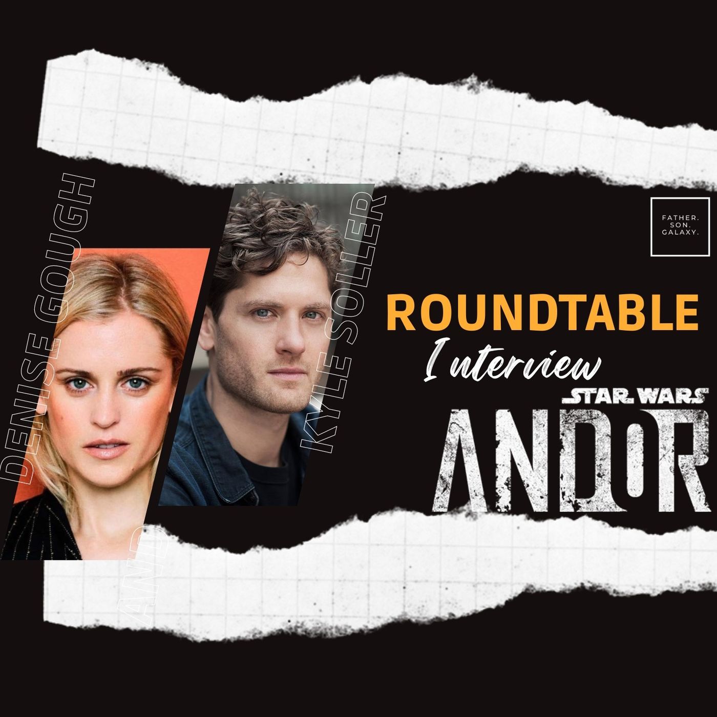 Exclusive Roundtable Interview with Denise Gough and Kyle Soller of Star Wars: Andor episode artwork
