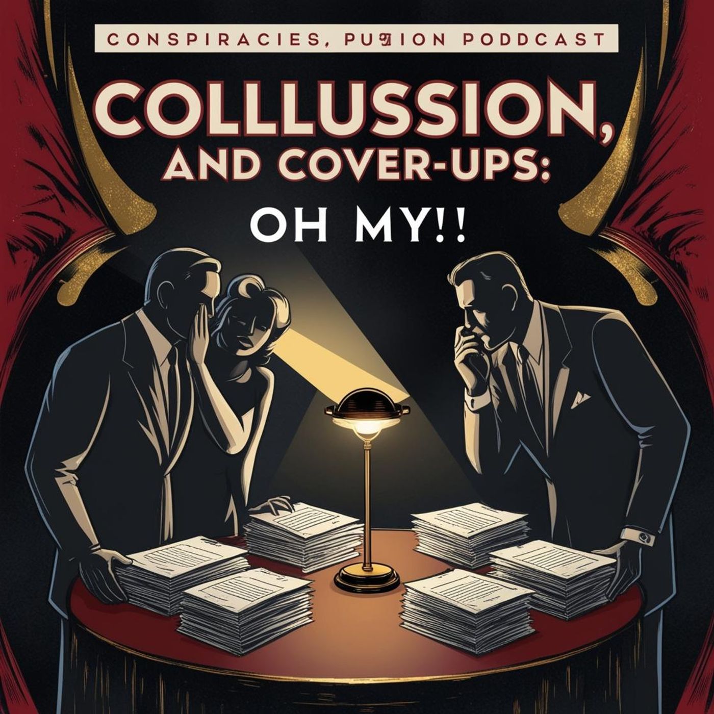 Conspiracies, Collusion, and Cover-ups: Oh My! podcast artwork