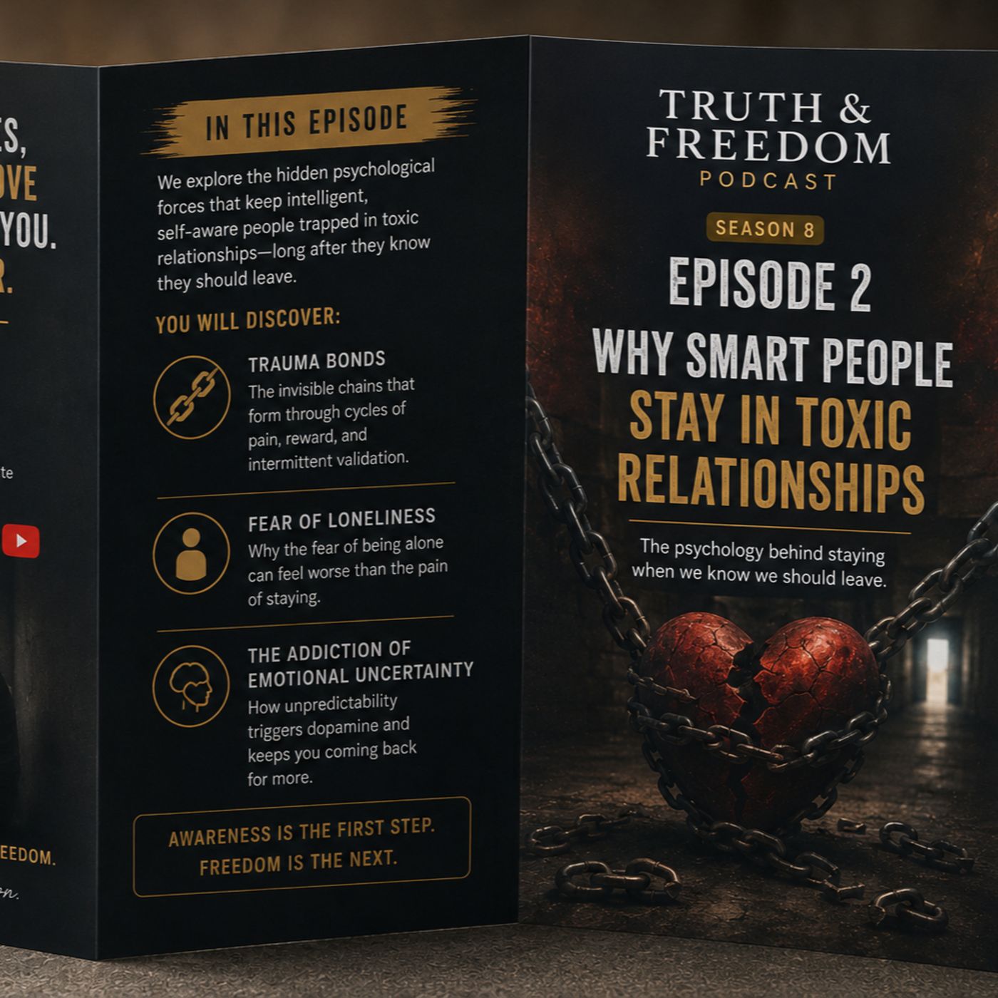 Truth & Freedom Podcast: S 8 Ep 2-Why Smart People Stay in Toxic Relationships episode artwork
