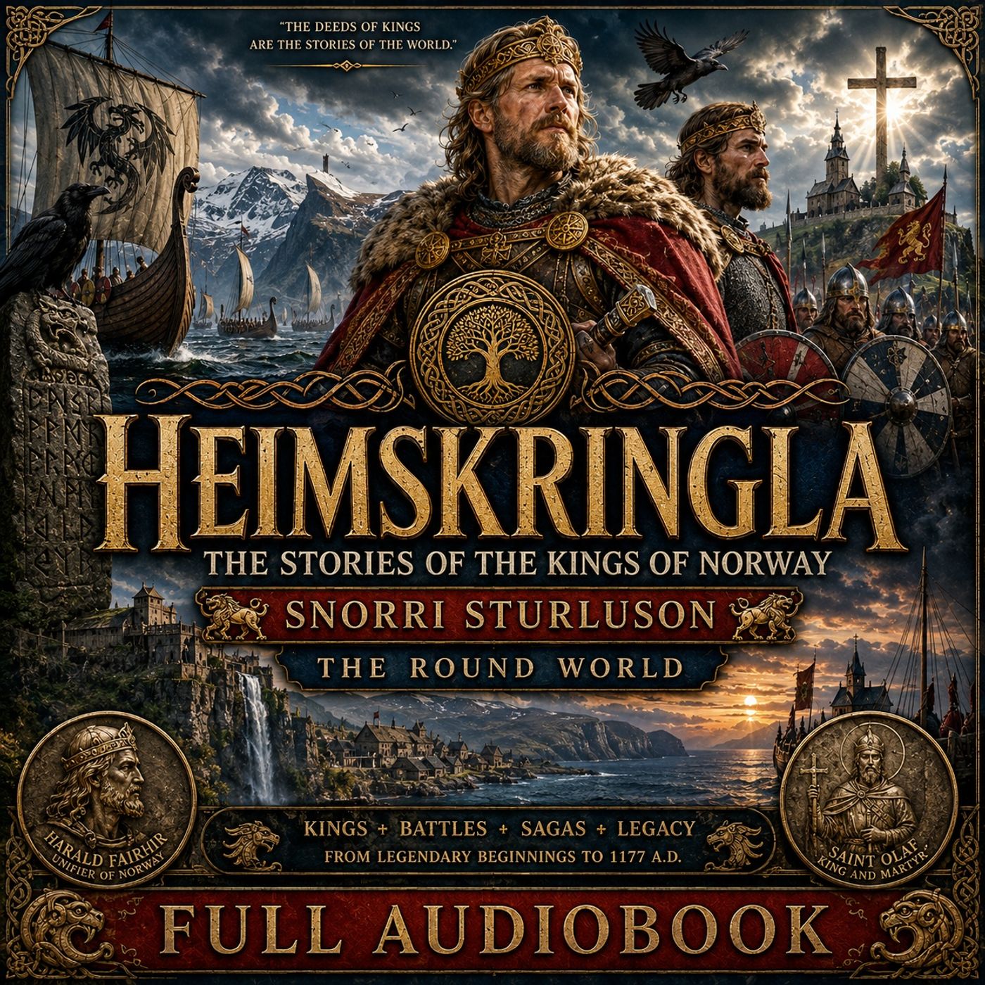 Heimskringla: The Kings of Norway by Snorri Sturluson | Viking Sagas & Norse History | Full Audiobook Part 2 episode artwork