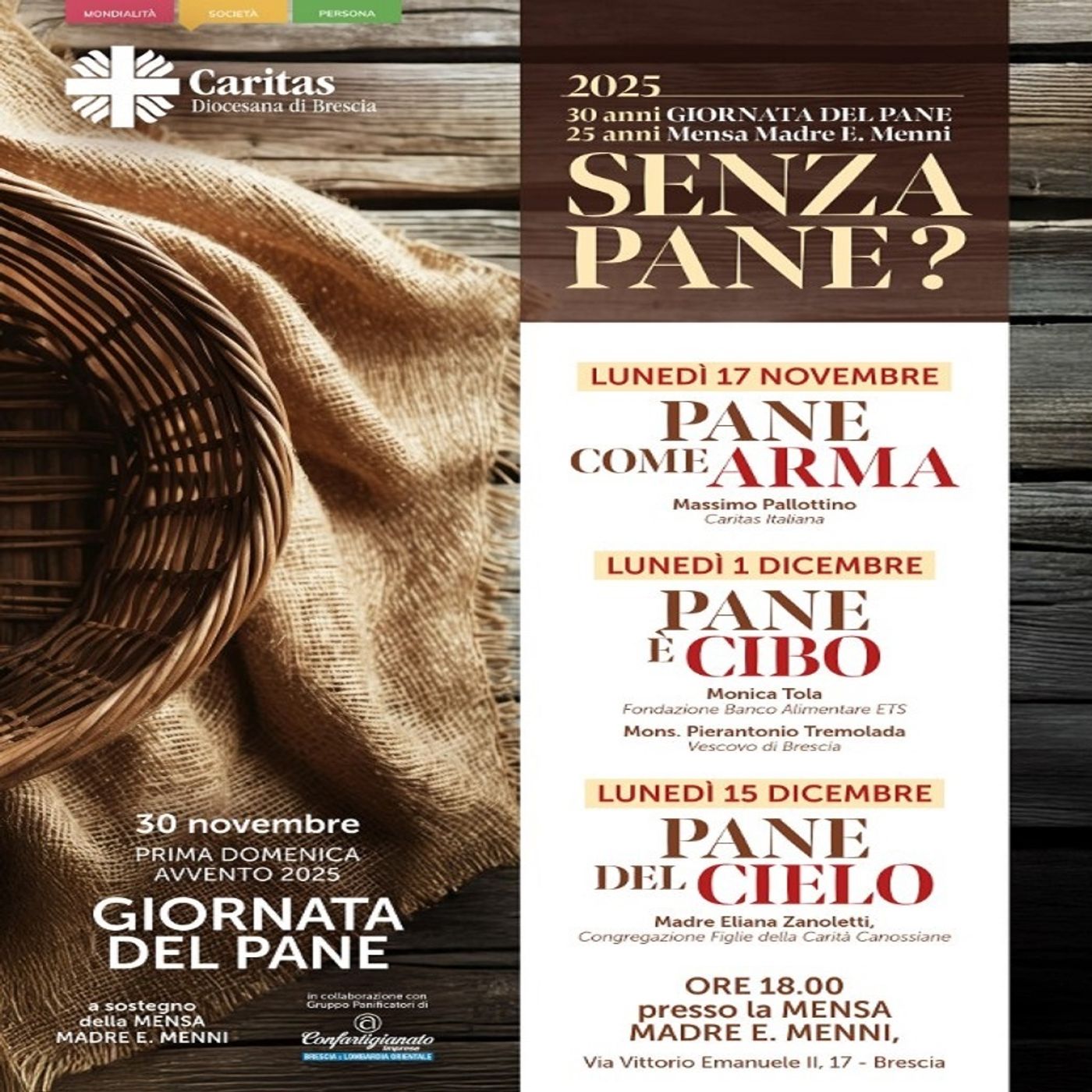 I 30 anni della Giornata del Pane si uniscono ai 25 anni della Mensa Menni: intervista a don Maurizio Rinaldi  -  6 novembre 2025 episode artwork