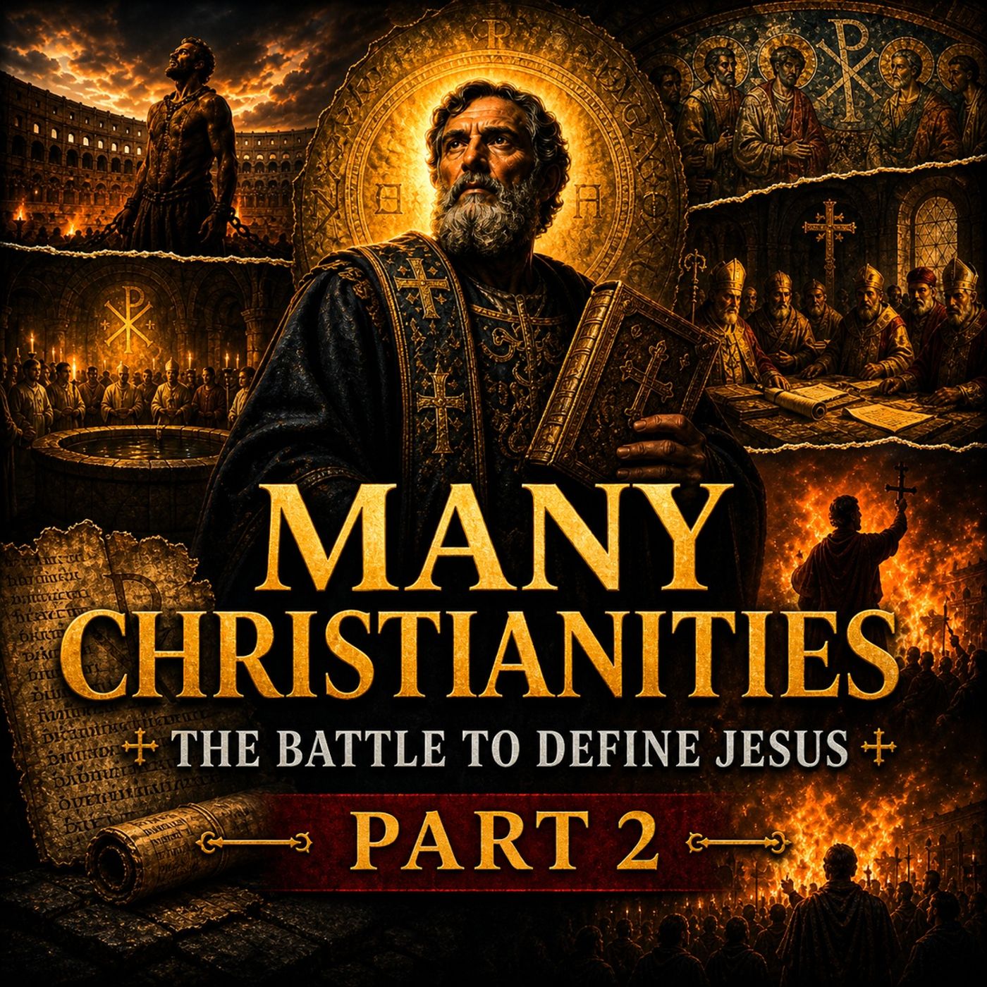 Many Christianities: The Battle to Define Jesus — Part 2: The Curse, the Slogan, the Liturgy, and the Crowd