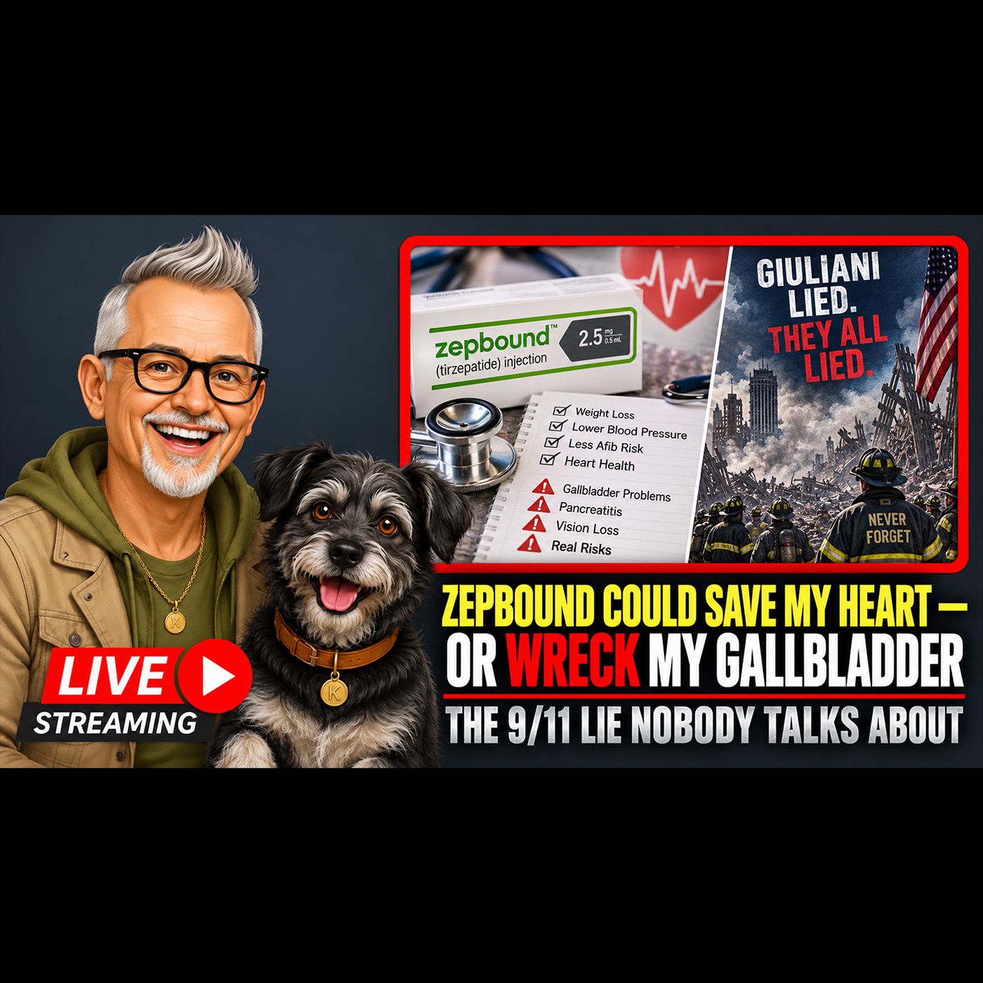 Zepbound Could Save My Heart — Or Wreck My Gallbladder | The 9/11 Lie Nobody Talks About episode artwork
