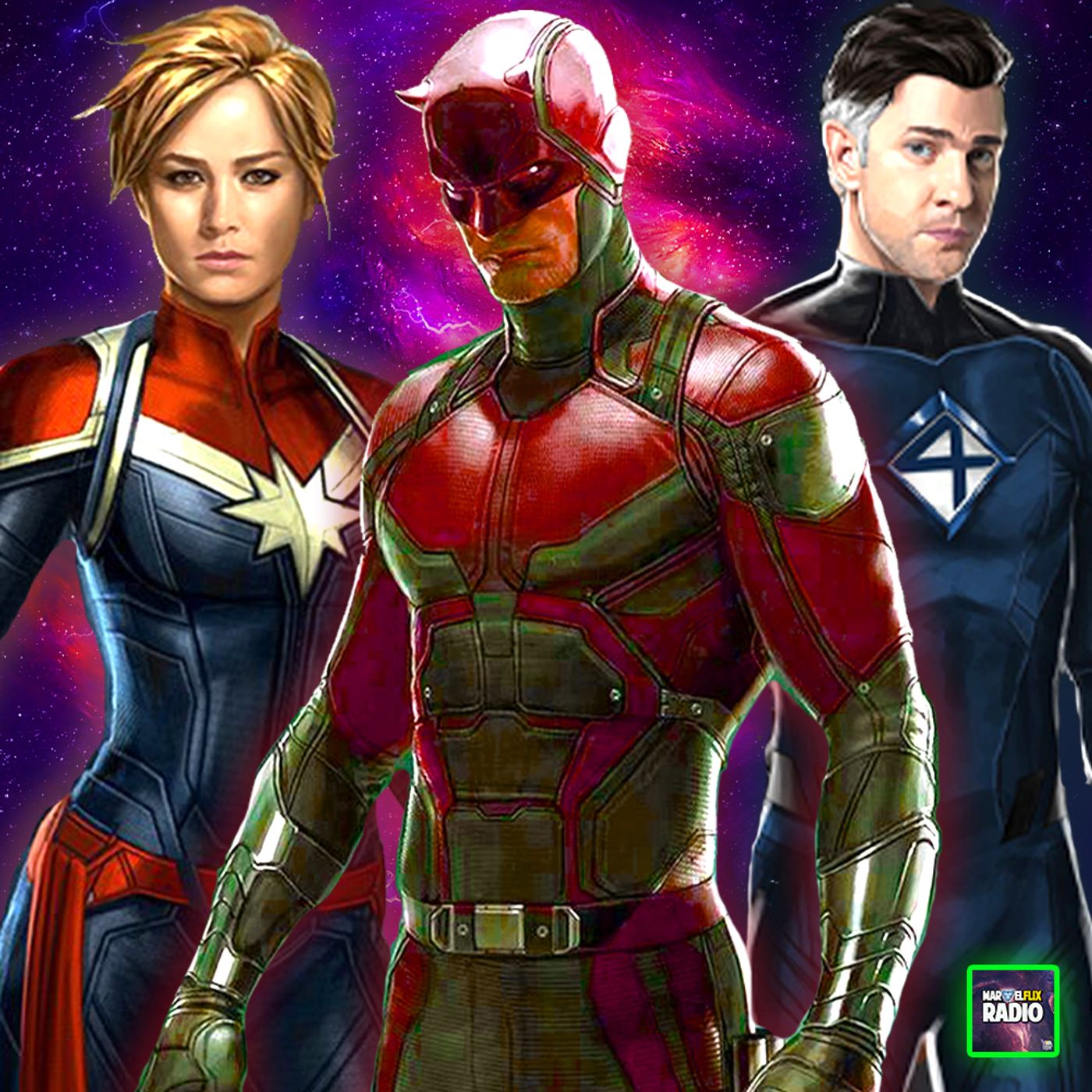 Marvelflix T2-P17 - Daredevil, Capitana Marvel, Los 4 Fantasticos y mas vueltas a Marvel Studios. episode artwork