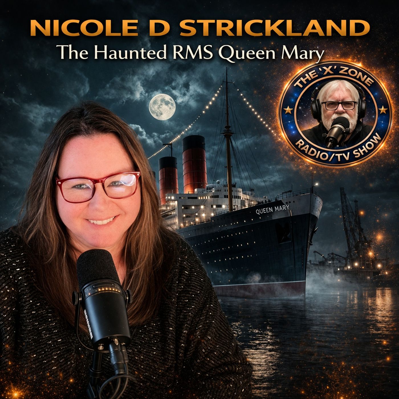 Rob McConnell Interviews - NICOLE D STRICKLAND - The Haunted RMS Queen Mary