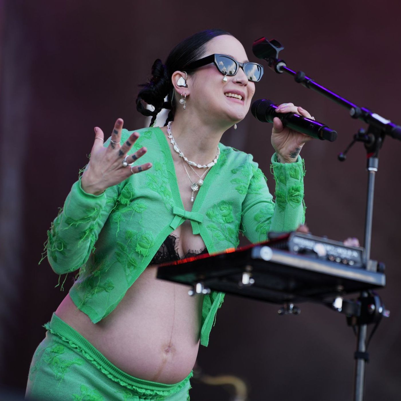Japanese Breakfast debuts baby bump at Governor’s Ball 2026 set: “Jpreggie!”