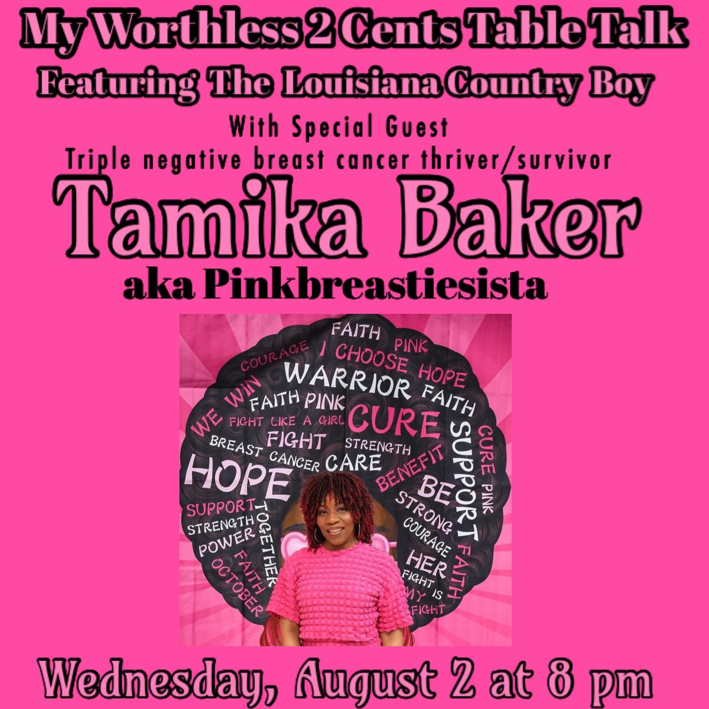 Tamika Baker aka Pinkbreastsista  Joins The Louisiana Country Boy