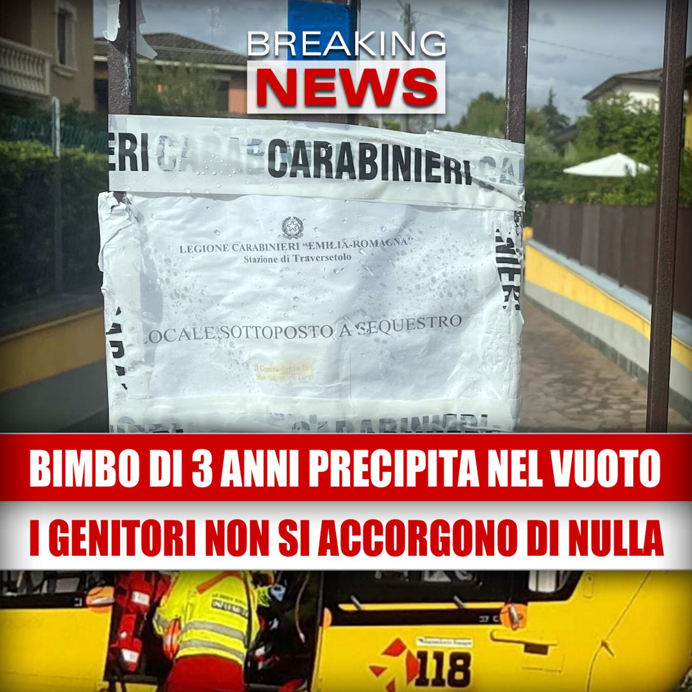 Bimbo Di 3 Anni Precipita Nel Vuoto: I Genitori Non Si Accorgono di Nulla!
