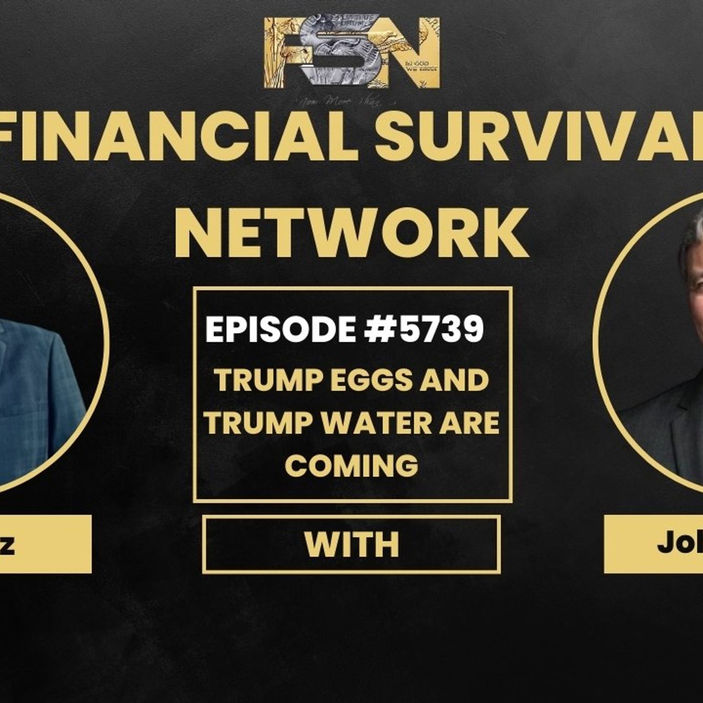 cover of episode Trump Eggs and Trump Water are Coming - John Rubino #5739