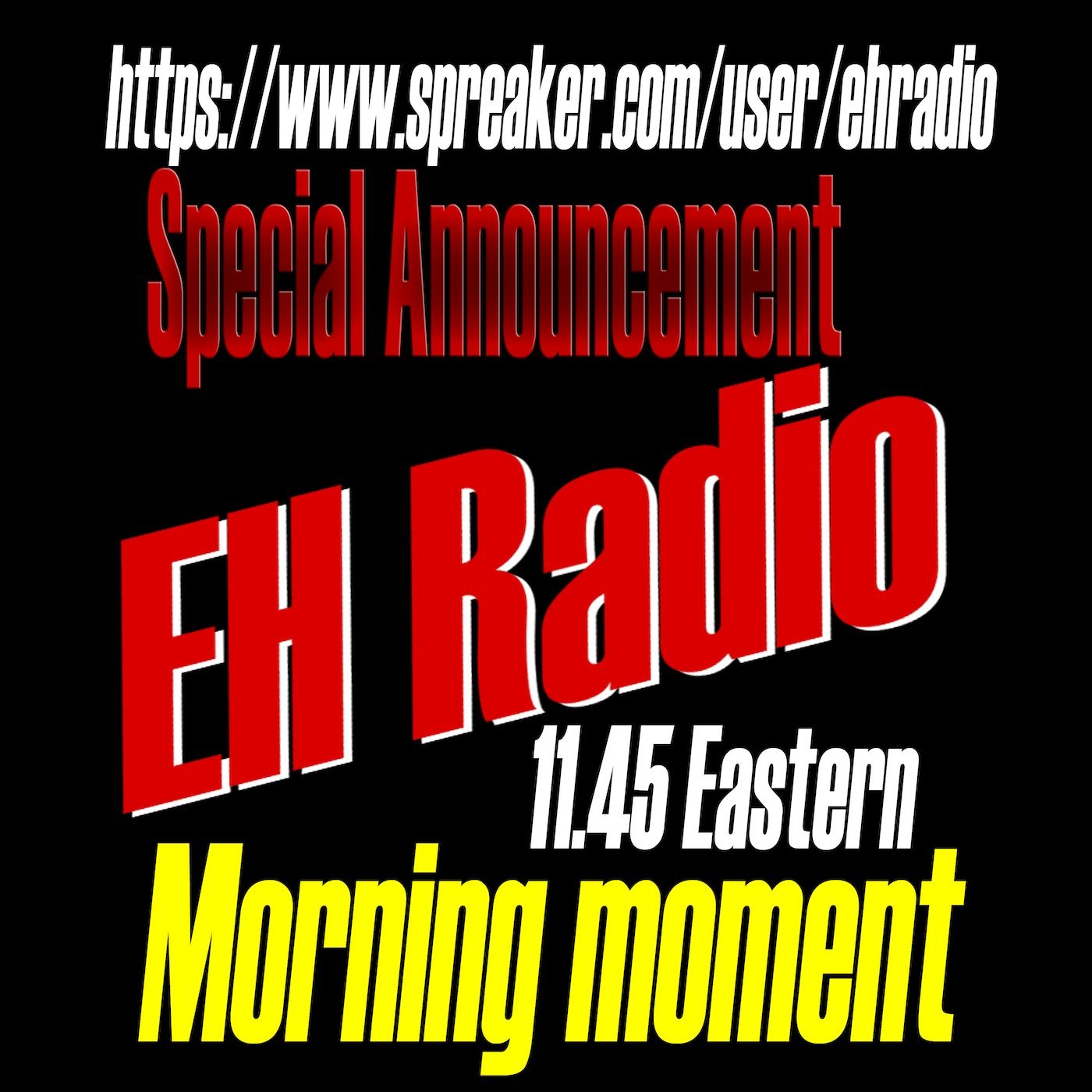 EHR 676 Morning moment SPECIAL virus in Canada Mar 16 2020 episode artwork