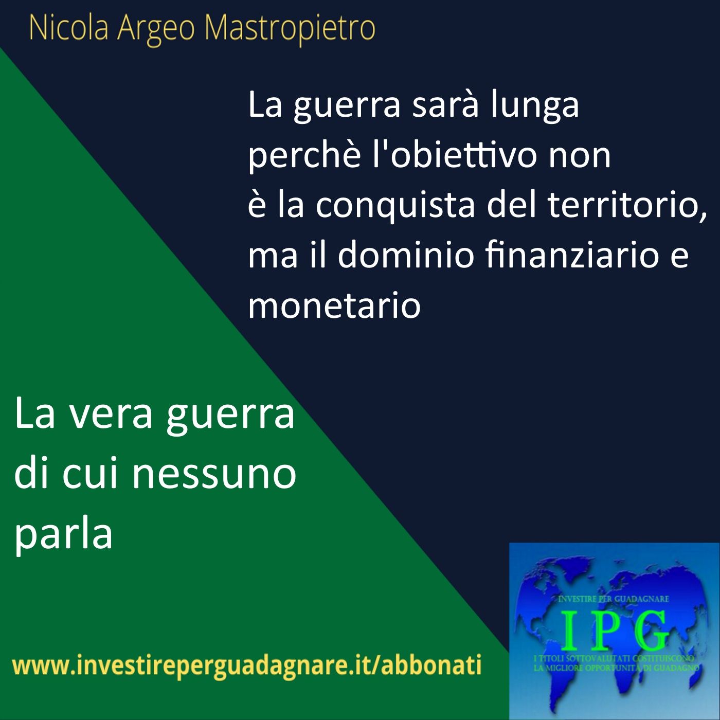 Politica e Finanza