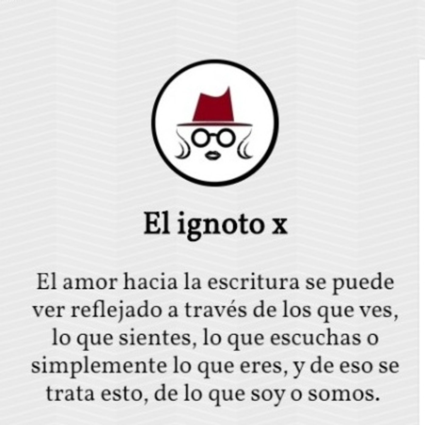 Hablando de nuestros escritos.