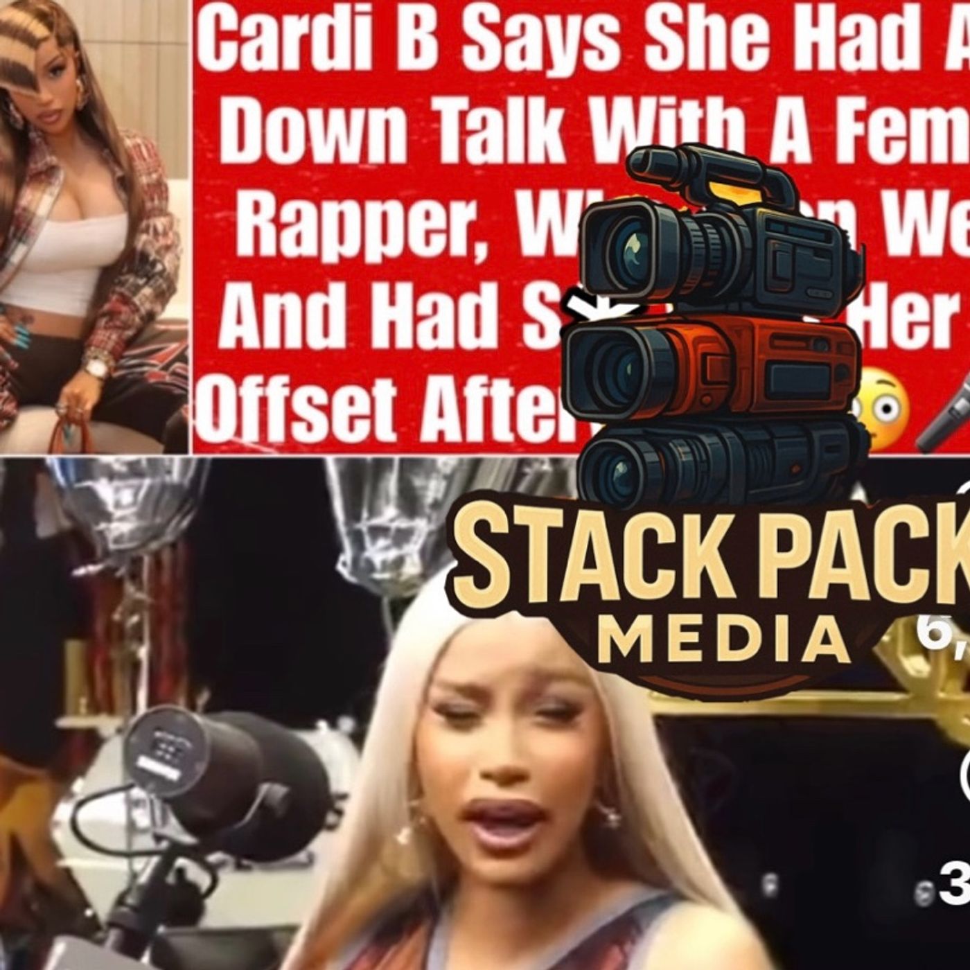“No Friends in This: Cardi B Confronts Woman Linked to Offset” episode artwork